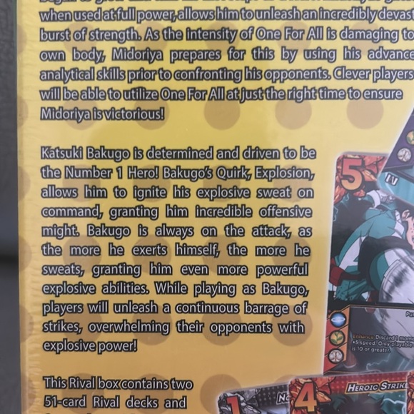 My hero academia 2 player rival box - Picture 7 of 8